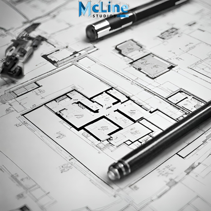 Floor plan drafting