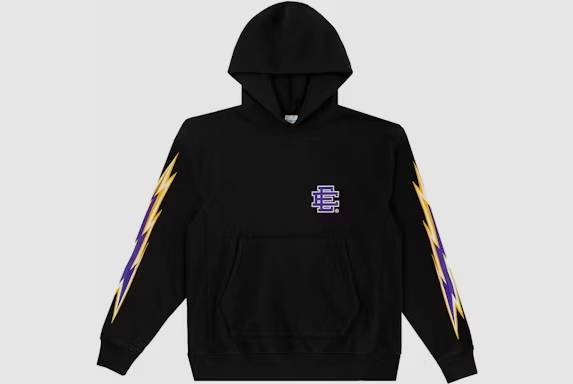 Eric-Emanuel-EE-Basic-Hoodie-Black-Purple