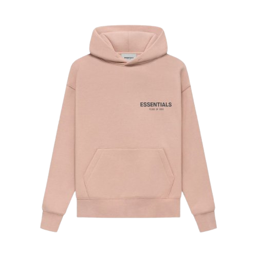 essentials hoodie pink